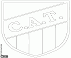 Logo of Club Atlético Tucumán, football club based in San Miguel de Tucumán, city in the northwest of Argentina and capital of the Tucumán province, located more than 1300 km from Buenos Aires