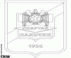 Logo of PFC Spartak Nalchik, football club based in Nalchik, city located in south of the European Russia, in the region of North Caucasus and capital of the Republic of Kabardino-Balkaria