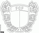 Shield of Futebol Clube Famalicão, football club based in Vila Nova de Famalicão, city of the North Region of Portugal in the Braga District