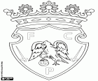 Logo of Futebol Clube Penafiel, football club based in Peñafiel, town in the District of Porto in the North Region of Portugal