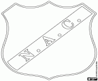 Logo of Noad Advendo Combinatie Breda, known as NAC Breda, football club with headquarters in Breda, border city with Belgium, in the North Brabant province in the South of the Netherlands