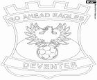 Shield of Go Ahead Eagles, football club based in Deventer, city on the banks of the river IJssel, in the Overijssel province, in the Center-East of the Netherlands