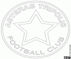 Emblem of Asteras Tripoli Football Club, football club with headquarters in Tripoli, city in the centre of the Peloponnese peninsula and capital of Arcadia