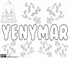 Yenymar, name used for girl, name with unknown origin