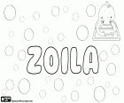 Zoila, name for girl, female variant of Zoilo, derived from the Greek name Zoilos