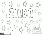 Zilda, name for girl, abbreviation of Izilda or Isilda, variant of Izolda or Isolda