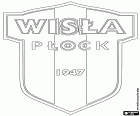 Logo of Wisła Płock, sports club based in Płock, city on the banks of the Vistula River in the Masovian voivodship, in the centre of Poland