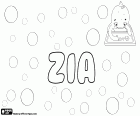 Zia, name with various origins. Zia, name of Arabic origin, used for girls and more commonly for boys. Zia, variant of Zea, female and male name with latin origin
