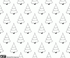 A Christmas drawing with the repetitive pattern of firs, the forest trees more related with Christmas. You can decorate and personalize the firs for Christmas celebrations