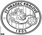 Logo of FK Hradec Králové, football club with headquarters in Hradec Králové, city on the banks of Elbe and Orlice rivers, in the east of the Czech Republic