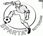 Emblem of Sparta Rotterdam, football club based in Rotterdam, important port city located to the West of the Netherlands. Rotterdam is the most populated city in the South Holland province