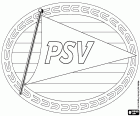 Badge of PSV Eindhoven, Philips Sport Vereniging Eindhoven, sport club and football club based in Eindhoven, the most populous city in the province of North Brabant, in the South of the Netherlands