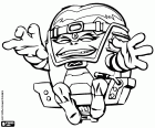 A supervillain from Marvel, MODOK, the acronym of the original name in English Mechanized/Mobile/Mental Organism Designed Only for Killing, Mechanized/Mobile/Mental Organism Designed Only for Killing. Super Hero Squad