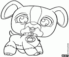 A plush dog, in the Littlest Pet Shop of Hasbro is found all type of animals from toy