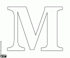 In the Roman numeric system the sign M represents the number thousand, 1000. The symbol M is the first letter of the word MILLE, Mille, its Roman original name