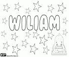 Wiliam, name for boy, variant of the English name William