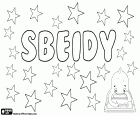 Sbeidy, name of unknown origin used for both boy and girl in Latin American countries