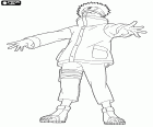 Shino Aburame, a chunin ninja from the Aburame clan, a character from Naruto