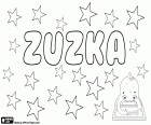 Zuzka, name for girl in Czech and in Slovak, diminutive of Zuzana and Zuzanka