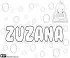 Zuzana, feminine name in Czech and Slovak, derived from the Hebrew name Shoshannah