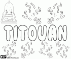 Titouan, name for boy in Occitan and Gascon, Romance languages of the South of France, diminutive of Titou, also diminutive of Antoine