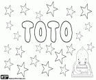 Totò or Toto is a male name of Italian popular tradition. Used as abbreviation of Totonno, variant that corresponds to Antonio, as well as short form for Totore, variant that corresponds to Salvatore. Toto also is a Japanese name for girl