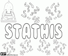 Stathis, male first name of Greek origin, abbreviated form of Efstathios, comes from the ancient Greek name Eustathios. The name in English is Eustace