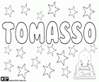 Tomasso, variant of Tomaso and Tommaso, male italian name