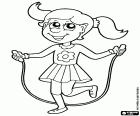 Jumping rope is a children's game and a physical activity