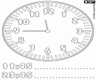 11:45 and 23:45, these hours in digital format correspond to the clock hands, fifteen minutes to twelve, noon or midnight