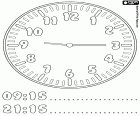 9:15 and 21:15, the clock hands indicate that it's a quarter past nine, fifteen minutes past nine o'clock