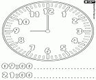 9:00-21:00, in this watch we can see that now it's nine o'clock in the morning or in the evening