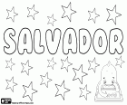 Salvador, name for boy in spanish, portuguese and catalan, derived from Salvator, name in latin for Jesus of the early Christians