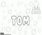 Tom, name with different origins used in several languages. Tom, diminutive of Thomas, also used as a proper name. Tom, name of Hebrew origin used for both boy and girl. Tom, variant of Tam, male name of Aramean origin