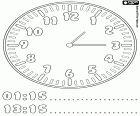 1:15 and 13:15, one hour and fifteen minutes to learn the time on the analog clock and on the digital clock, now it's quarter past one in the night or in the afternoon