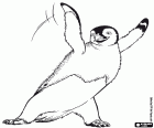Mumble is a teenage Penguin with lots of rhythm and that can't stop dancing. Mumble is the main protagonist of the film Happy Feet