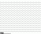 A hatch made by parallel lines representing soft waves, a simple pattern