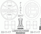 In dispute the final of 2017 Copa Libertadores, between Gremio of Porto Alegre and Club Atlético Lanús. First match in Porto Alegre (Brazil) in November 22, second match in Lanus (Argentina) in November 29. Includes the new logo and the official name, Conmebol Libertadores Bridgestone 2017