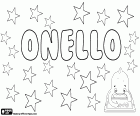 Onello, male name in Italian, variant of Onelio and Oneglio