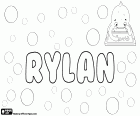 Rylan, english name and surname, derived from Ryland, name used mostly for boy, is also a less common female name