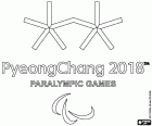 Logo of PyeongChang 2018 Paralympics Winter Games, South Korea