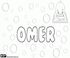 Omer, name for boy with different origins. Omer, Hebrew male name, its meaning is sheaf of wheat. Ömer, Turkish name for boy, corresponds to the Arabic name Umar or Omar
