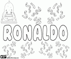 Ronaldo, name for boy in Portuguese, variant of Reinaldo, name of Germanic origin, derived from Raginald