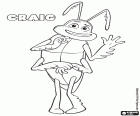 Craig, an insect of the movie Maya the Bee: The Honey Games