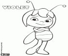 Violet is a jealous bee, she becomes Maya's opponent in the Honey Games