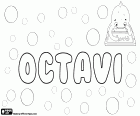 Octavi, masculine name of Latin origin in catalan, derived from the Roman name Octavius, its meaning is eighth
