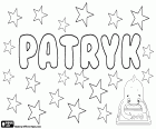 Patryk, masculine name of Latin origin, derived from Patricius, used in several languages as variant of Patrik. Patryk, Polish name for boy, diminutive of Patrycjusz