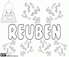 Reuben, variant of Reuven and Reubhen, name for boy of Hebrew origin