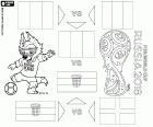 2018 FIFA World Cup of Russia. The competition will be held from June 14 to July 15, 2018. The competition final phase, semifinals and final, along with Zabivaka the mascot and logo inspired in the trophy. We already know the four semi finalists: France vs Belgium and Croatia vs England. Who will be in the Moscow final?