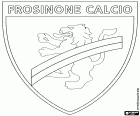 Emblem of Frosinone Calcio, an Italian football club based in Frosinone, city of Lazio in Central Italy
